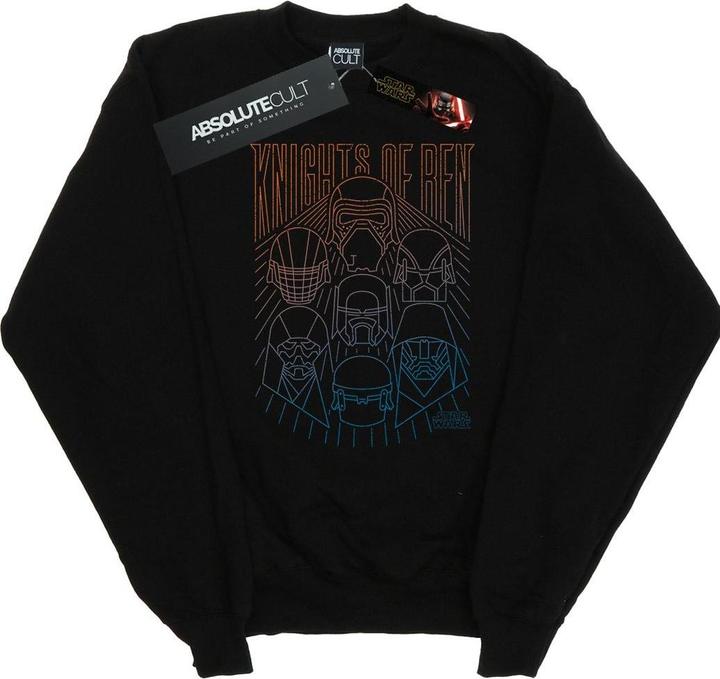 Actual product image Star Wars Mens The Rise Of Skywalker Knights Of Ren Colours Sweatshirt (M)