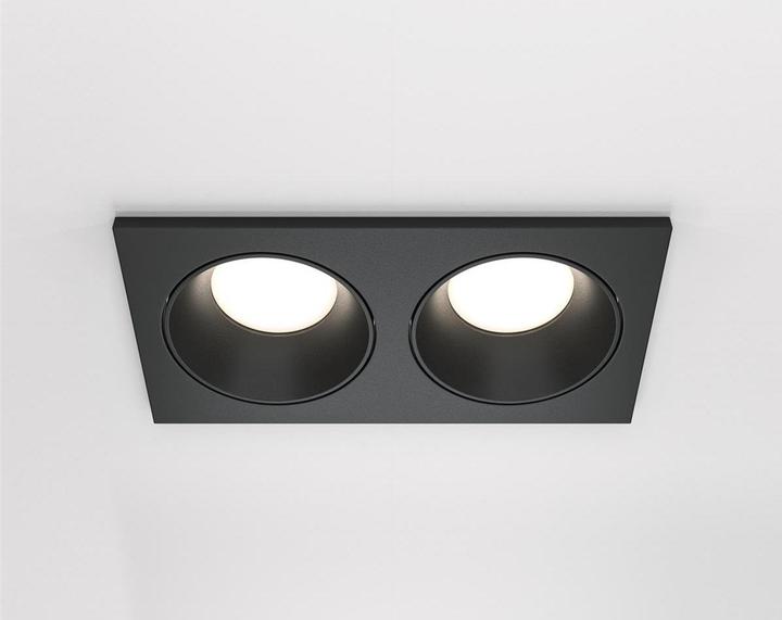 Produktbild Maytoni Zoom Downlight, Einbauleuchte 2x GU10 Schwarz IP65 (GU10)