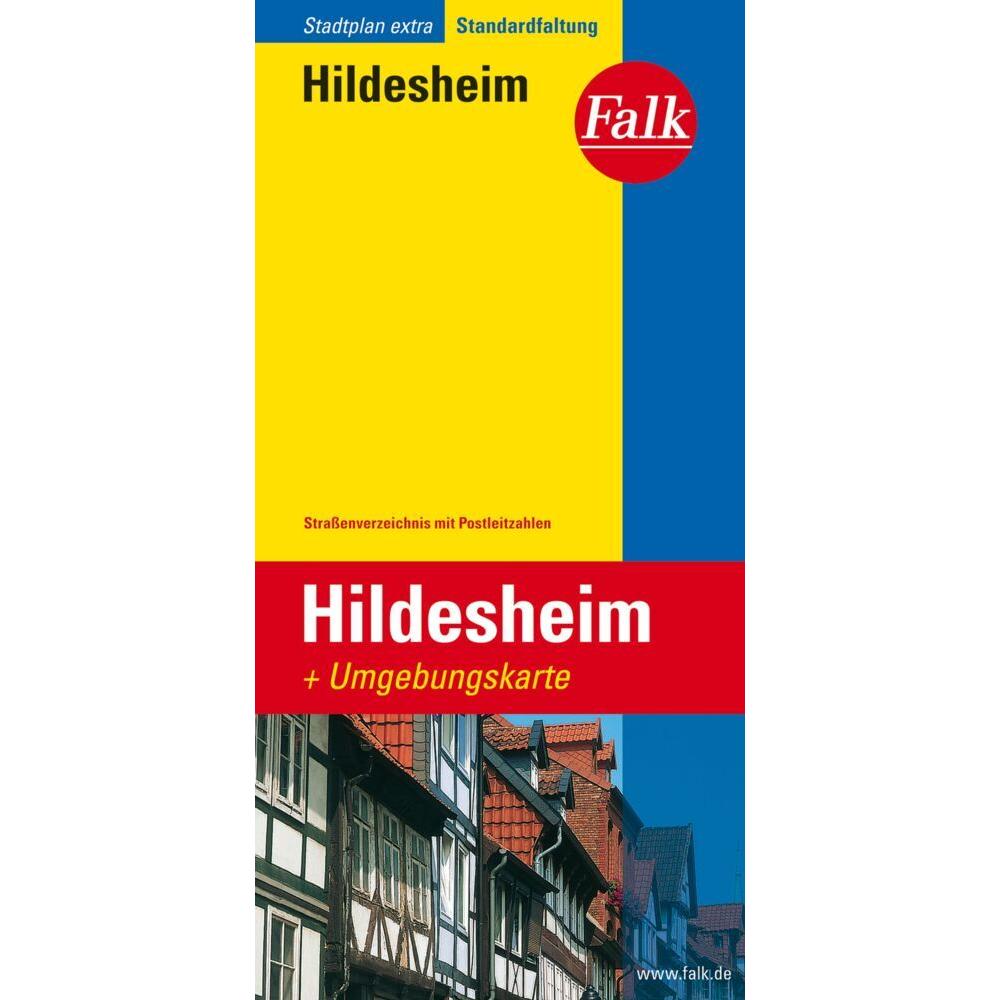 Falk Stadtplan Extra Hildesheim 1:17.500, Landkarte