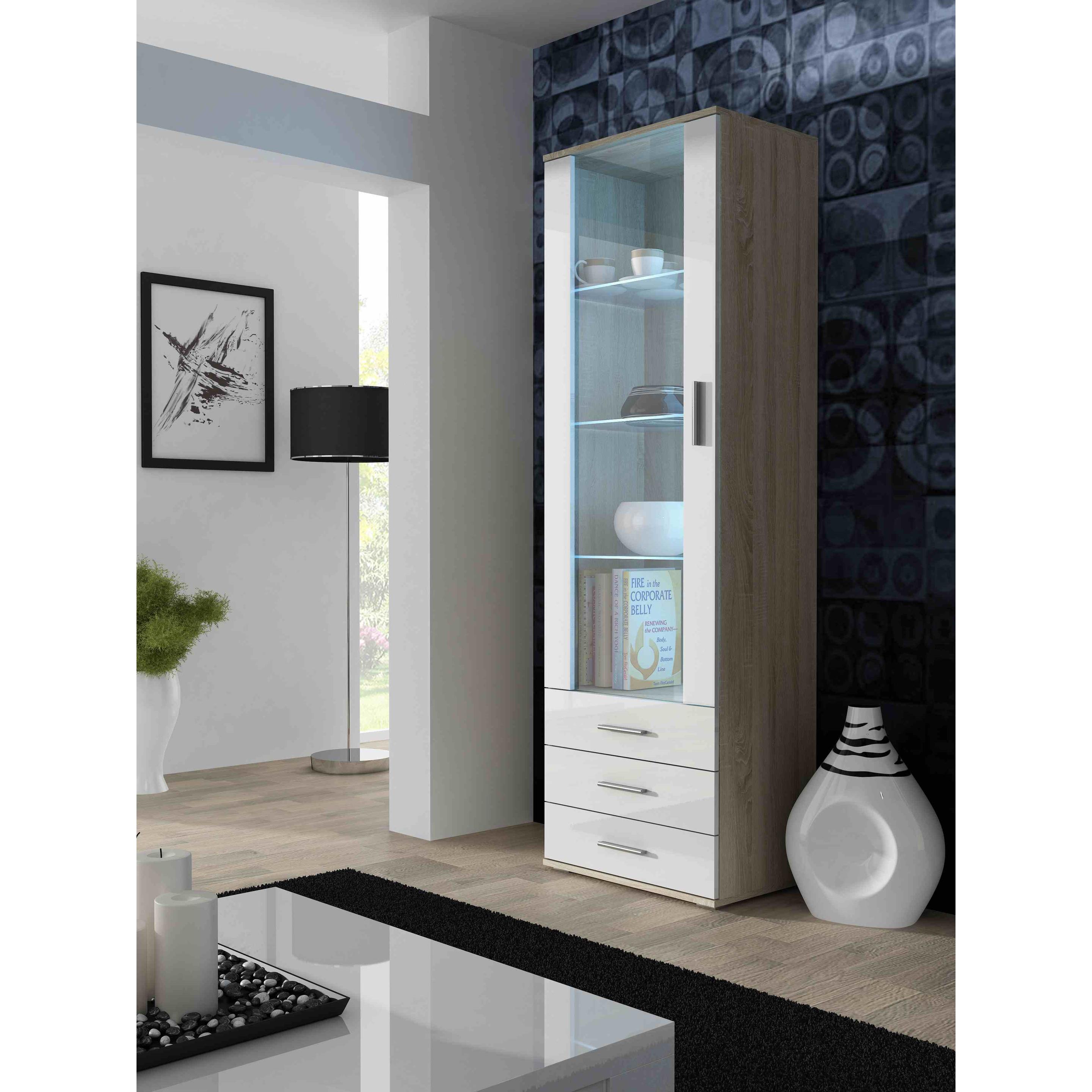 Cama, Vitrine + Buffetschrank, Sohowits (60 x 41 x 192 cm)