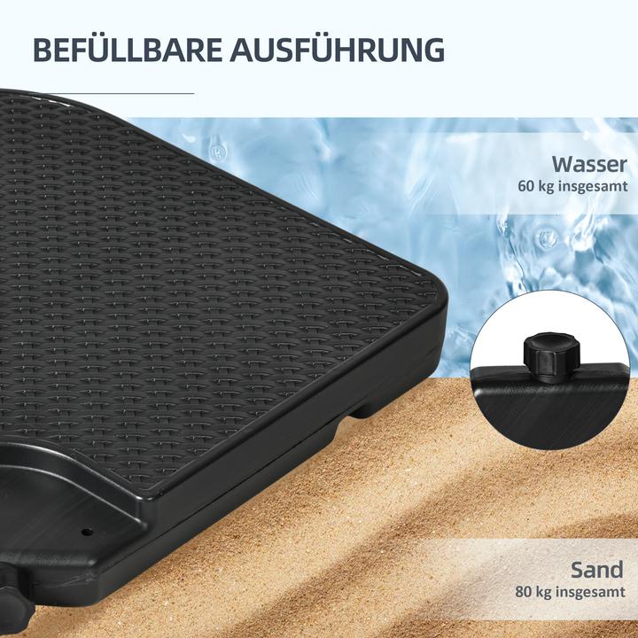 Produktbild Outsunny Sonnenschirmständergewicht