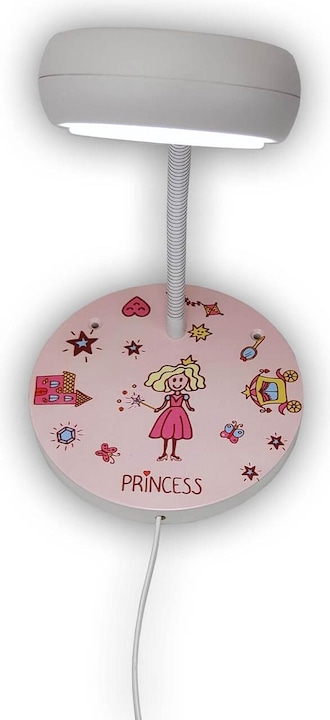 Productafbeelding Niermann Stand By Niermann Princess leeswandlamp GX53 roze, wit Made in Germany