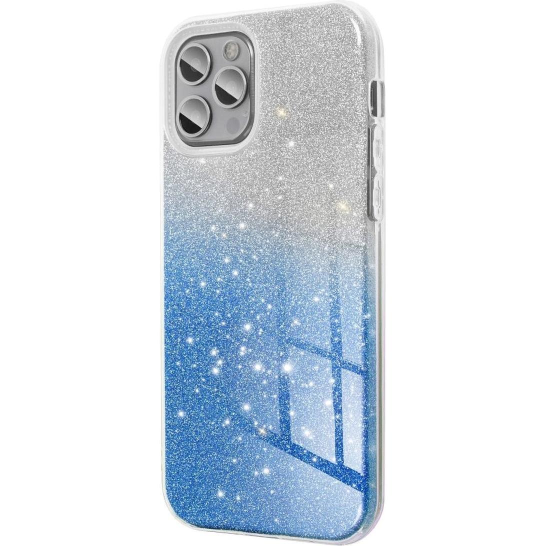 König Design Handyhülle für Samsung Galaxy A52 5G Schutzcase Cover Bumper Schale Glitzer Blau (Samsung Galaxy A52, Samsu...