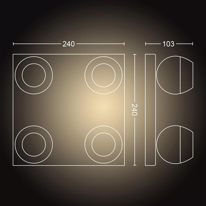 Actual product image Philips Hue Buckram Basic BT (1400 lm, GU10)