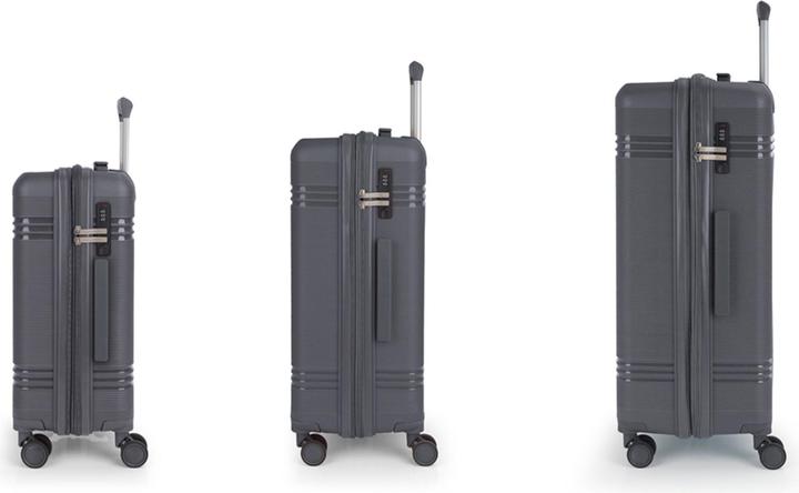 Image du produit Gabol Saori Ensemble de valises à 4 roulettes 3 pièces avec soufflet extensible (220 l, XL (à partir de 115l))