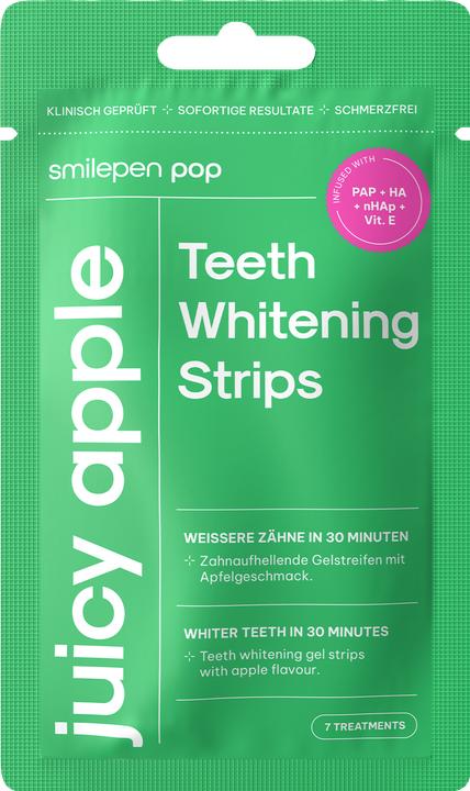 Actual product image SmilePen Pop Whitening Strips Juicy Apple (Bleaching Strips)