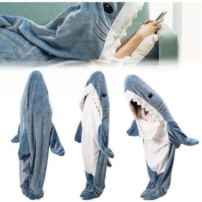 Actual product image MU Style Shark Blanket (170 x 170 cm)