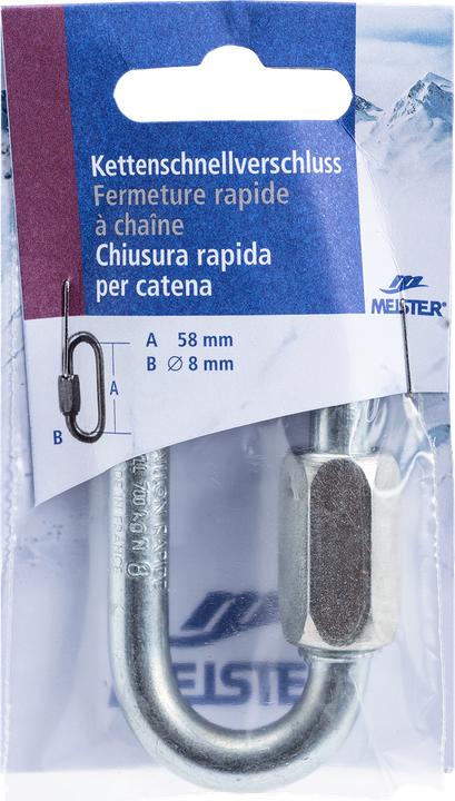 Image du produit Meister Fermeture rapide à chaîne galvanisé (0.06 m)