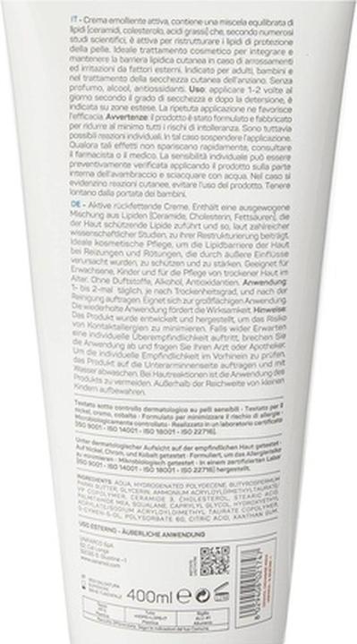 Immagine prodotto Ceramol FCCE 311 Crema Base Crema (Latte corpo, 400 ml)