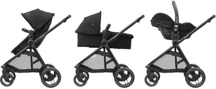 Produktbild Maxi-Cosi Zelia 3 Essential Black (Black Frame & Black Leather) (0 Monate - 4 Jahre)
