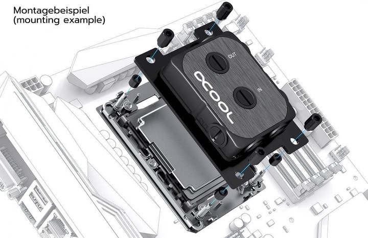 Actual product image Alphacool Alpha Ice Block XPX Pro LGA4189 Intel 1021776