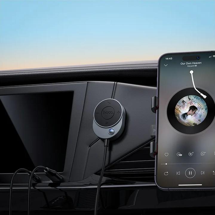 Actual product image Hoco BT Receiver E150, Grey (Receiver)