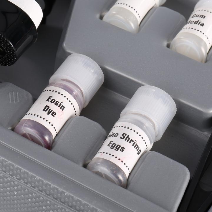 Actual product image Byomic Beginner's microscope set 100, 400 and 900x with case