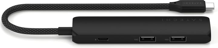 Produktbild Satechi Slim 4 Multiport Hub Black (USB-C, 4 Ports)