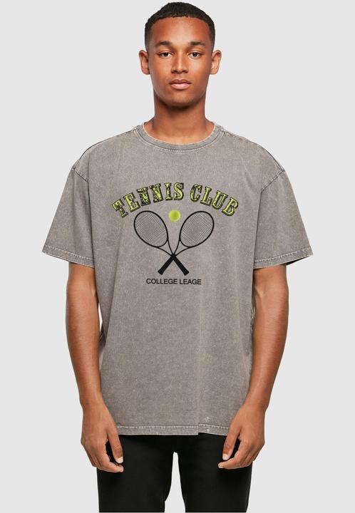 Produktbild Merchcode Tennis Club Acid Washed Oversized Tee - 112905 (3XL)