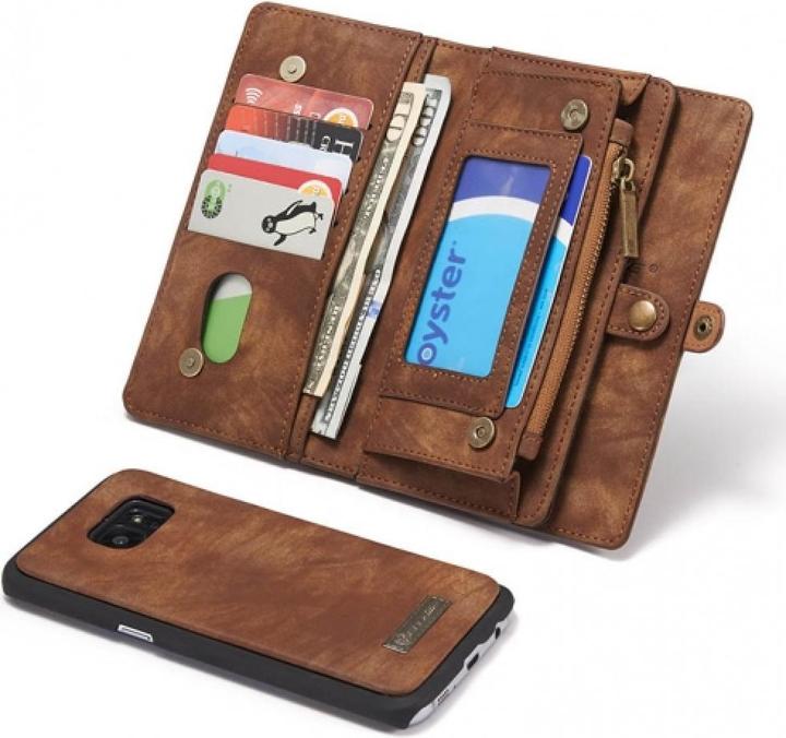 Produktbild Caseme Samsung Galaxy S7 Edge Echtleder Portemonnaie Karten Hülle (Samsung Galaxy S7 Edge)