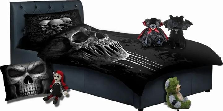 Actual product image Spiral Skull Scroll Duvet Cover Set
