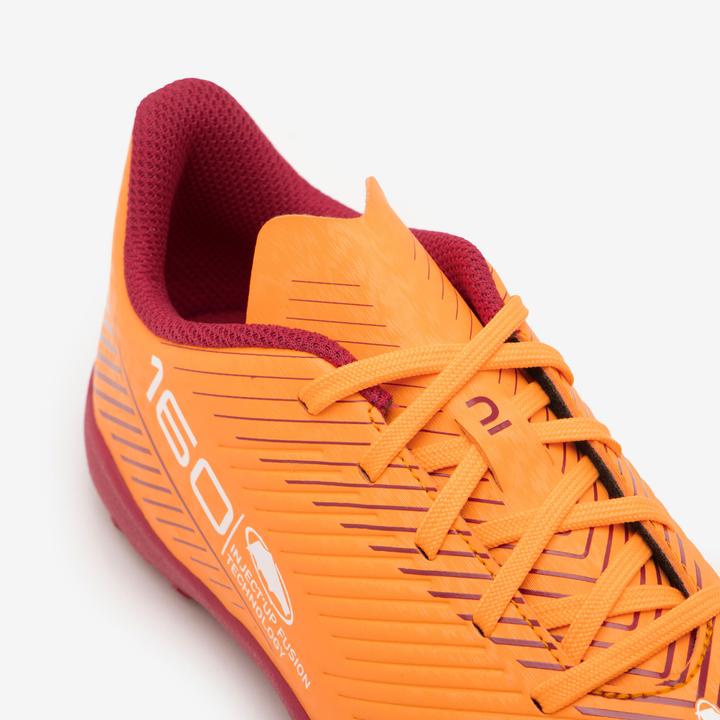 Immagine prodotto Kipsta Scarpe da calcio multi-punta da bambino TF con lacci - 160 Turf arancione (35)