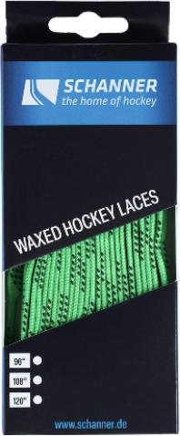 Actual product image Generic Gewachste Schnürsenkel (96"/244cm, Limette) (244 cm)