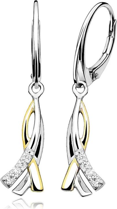 Immagine prodotto Moiss Eleganti orecchini bicolore in argento E0001306