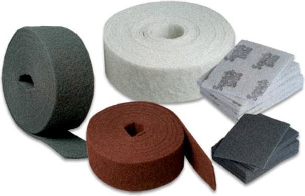 Produktbild 3M Schleif-Vlies-Rolle 115x10m WR-RL grau S super fine/fein (400)