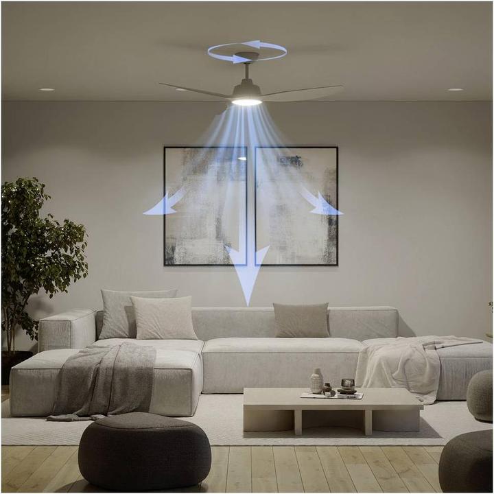 Produktbild Philips Ventilator mit feststehenden Flügeln und LED-Beleuchtung (50 dB)