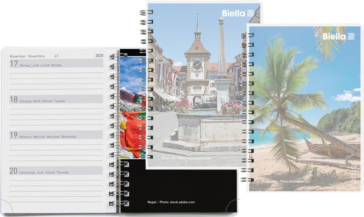 Immagine prodotto Biella Agende tascabili Imago (10 x 14 cm, 1 giorno / 2 pagine)