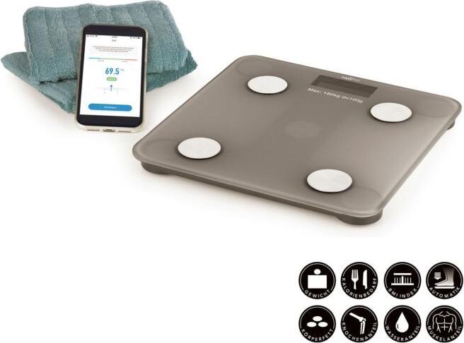 Image du produit Maxxmee Balance d'analyse corporelle (180 kg)