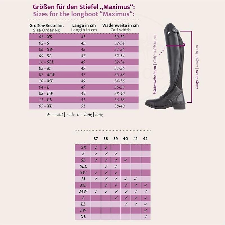 Image du produit Kavalkade Bottes d'équitation en cuir Maximus pour femmes (37)