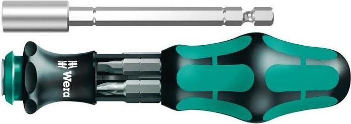 Actual product image Wera Kraftform Kompakt 28 B (PH2X 25mm, PH1 x 25 mm, Pz2x25mm, slot 1 x 5.5 x 25 mm, PZ 1 x 25, slot 1.2 x 6.5 x 25 mm)