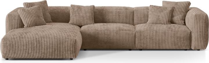 Image du produit Micadoni Canapé D'Angle Gauche Modulaire, "Martina", 3 Places, 332x176x75 Fabriqué en Europe (Canapé d'angle)