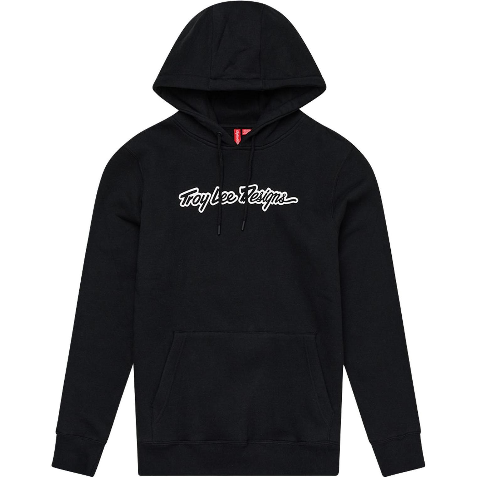 Troy Lee Designs, Herren, Pullover, Pullover Hoodie - Signature, Schwarz, (XXL)