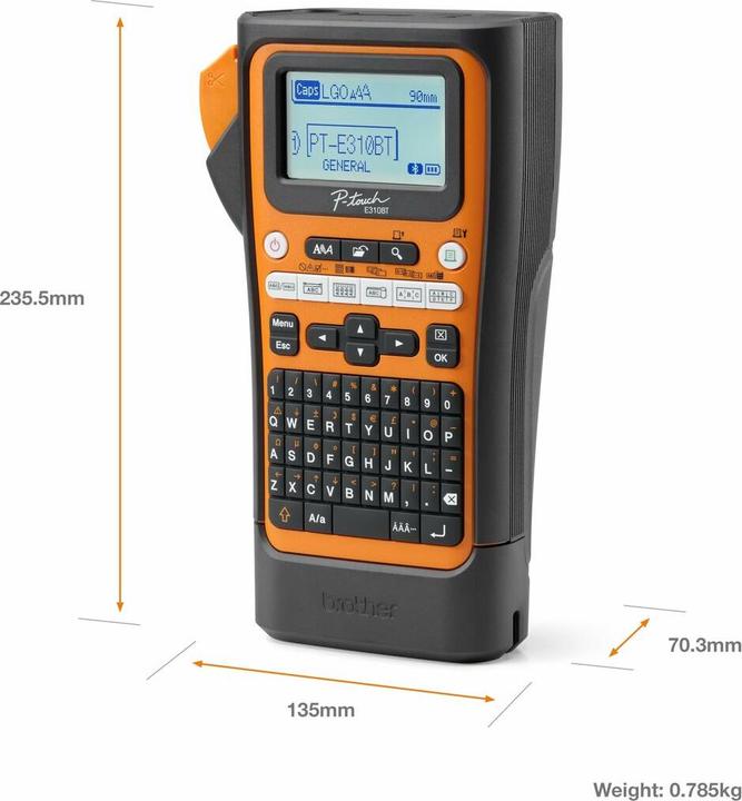 Actual product image Brother PT-E310BTVP Pro Labelling