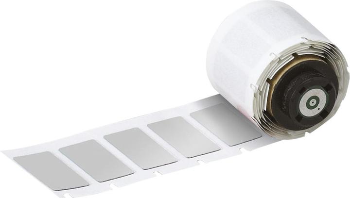 Actual product image Brady M7-4-7593-SL, EPREP, polyester, silver, glossy, 27.00 x 18.00 mm, permanent (150 E.) (2.70 cm)