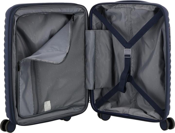 Actual product image D&N Travel Line 4500 4-wheel cabin trolley S 55 cm with stretch fold (38 l, Hand luggage (up to 50 litres))