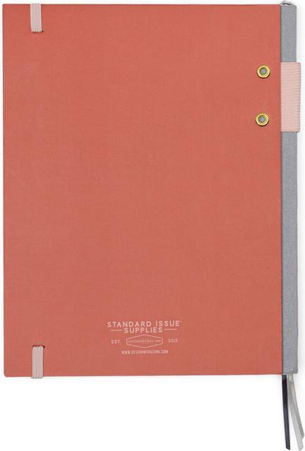 Actual product image Designworks Standard Issue Planner Notebook - Rosewood & Blush (17 x 22 cm, Lined, Hardcover)