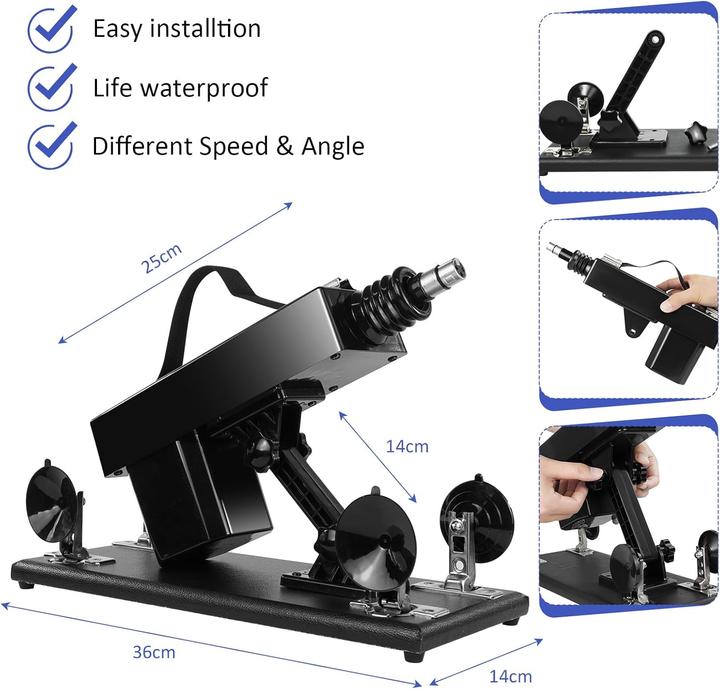 Actual product image Segook Automatische Stossmaschine mit 6 Dildo-Aufsätzen