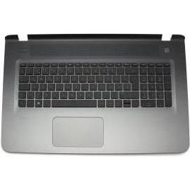 HP Top Cover & Keyboard (Intl), Notebook Ersatzteile, Schwarz, Grau