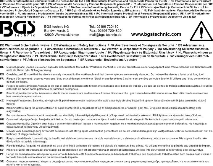 Actual product image BGS Bench Vice Jaw Protector Set | Aluminium | 125 mm | 8 pcs. (125 mm)