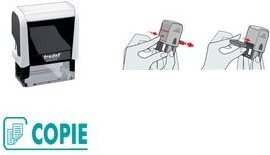 Actual product image Trodat Text stamping machine X-Print 4912 "URGENT"