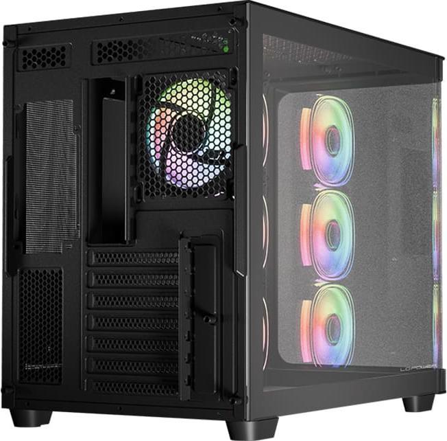 Produktbild LC-Power Gehuse 8001B Pro-Storm Dark ohne Netzteil (ATX, mATX, Mini-ITX)
