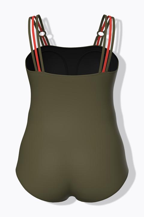 Produktbild Ulla Popken Badeanzug, Boho-Muster, Softcups, recycelt (42)