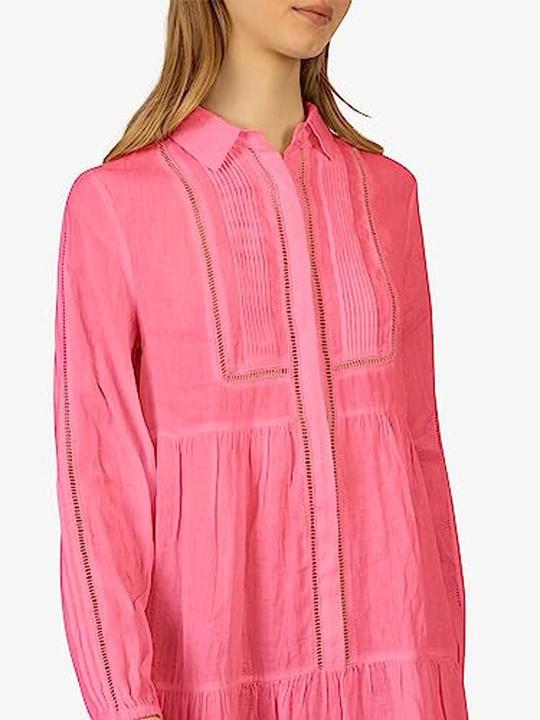 Image du produit Mint & Mia Gewebtes Kleid mit Kragen, Knopfleiste und Biesenverzierung (42)