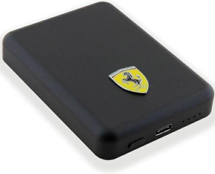 Produktbild Ferrari Powerbank FEPB5MNCAK 15W 5000mAh czarny/black Metal Logo MagSafe (5000 mAh, 15 W, 18.50 Wh)