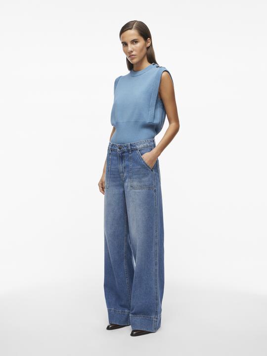 Actual product image Rouge Edit High Waist Jeans mit weitem Bein (42)