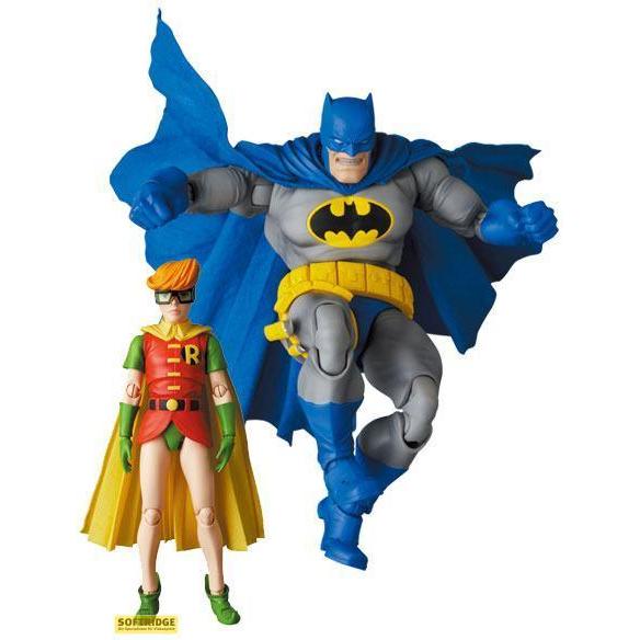 Medicom Batman - Die Rückkehr des Dunklen Ritters MAF EX Actionfiguren Batman Blue Version & Robin 11- 16 cm