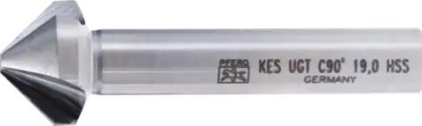 Productafbeelding Pferd HSS conische en ontbraamverzinkboor UGT 90° Ø 19 mm schacht Ø 10 mm DIN 335 C met ongelijke (19 mm)