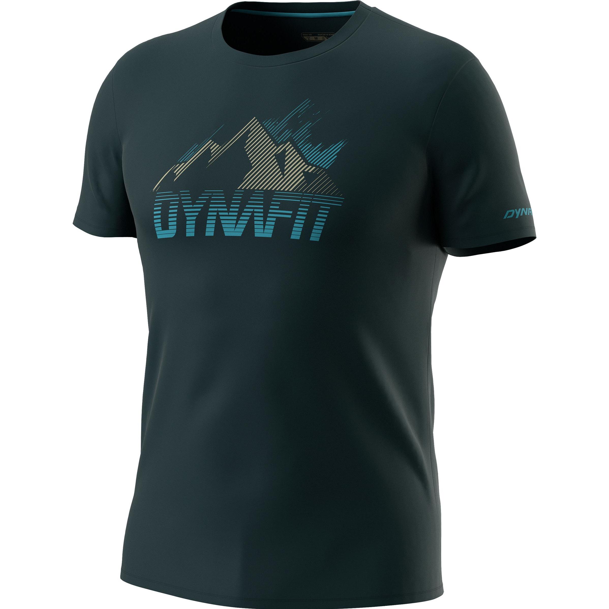 Dynafit, Herren, Funktionsshirt, Transalper Graphic Shirt Herren (M), Blau, M