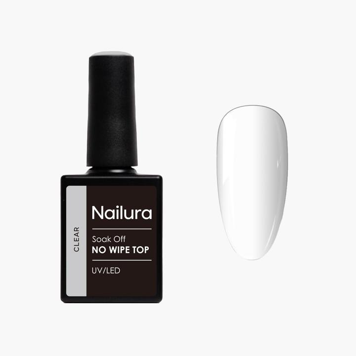 Productafbeelding Nailura - No Wipe Top Coat - Transparent (Transparant, Topcoat)