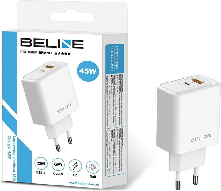 Actual product image Beline Wall charger 45W BLN2CW45 white (45 W, 2 ports)